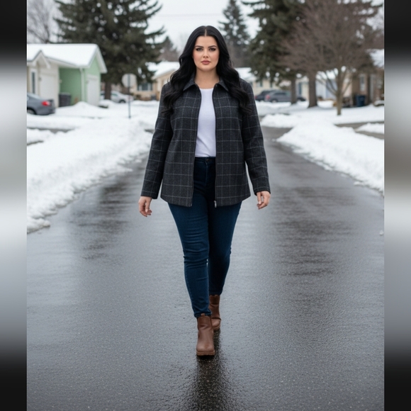 🆕️ Lauren RL Zip up Lambswool Jacket - Picture 2 of 12